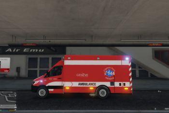 E602a1 3 gva international airport ambulance   side wiew